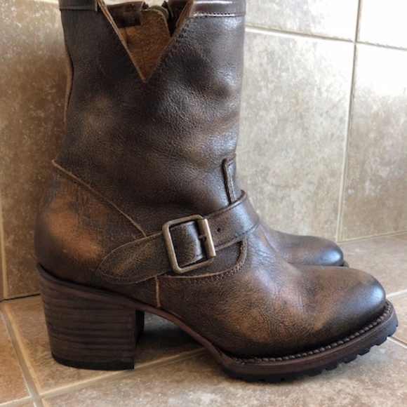 Freebird Carlito Booties Distressed 